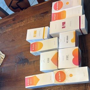 B-Flat Skincare Cream - Bright Orange and Pink